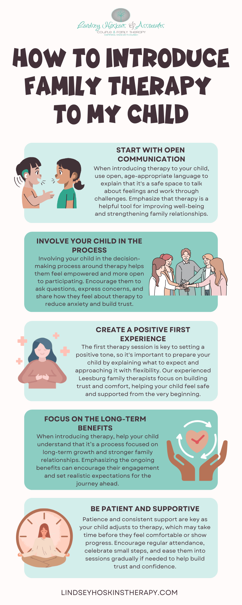 How To Introduce Family Therapy To My Child Infographic
